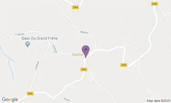 Localisation Crédit Agricole Agence de Saint Jean Soleymieux
