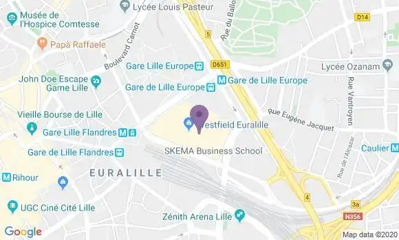 Localisation LCL Agence d
