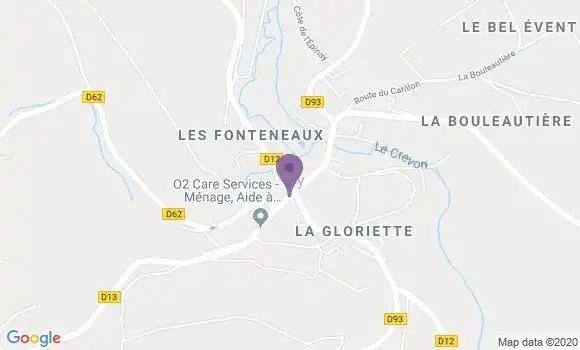 Localisation Crédit Agricole Agence de Ry