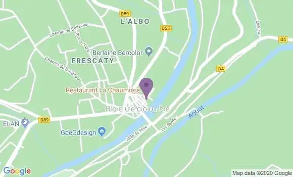 Localisation Crédit Agricole Agence de Montredon Labessonie