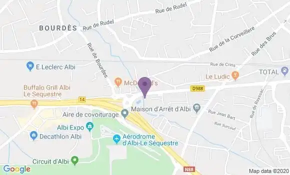 Localisation Crédit Agricole Agence d