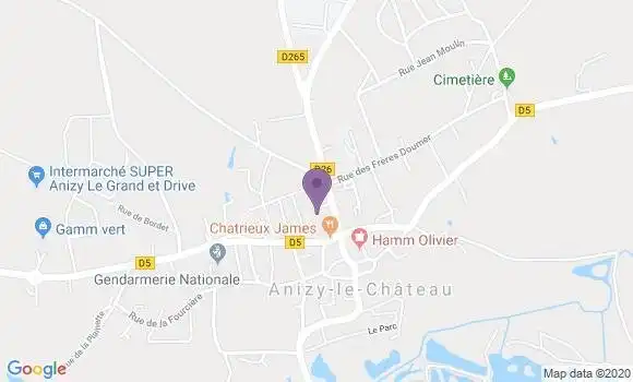 Localisation Crédit Agricole Agence d