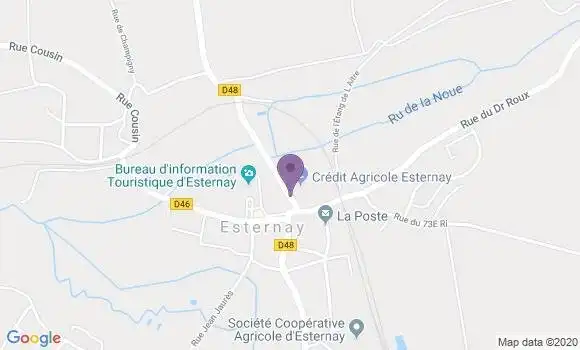 Localisation Crédit Agricole Agence d