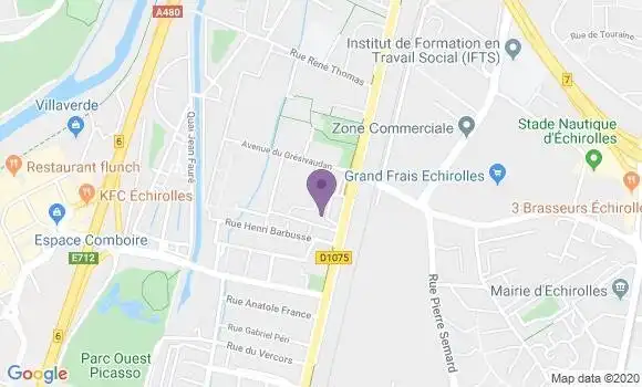 Localisation Crédit Agricole Agence d