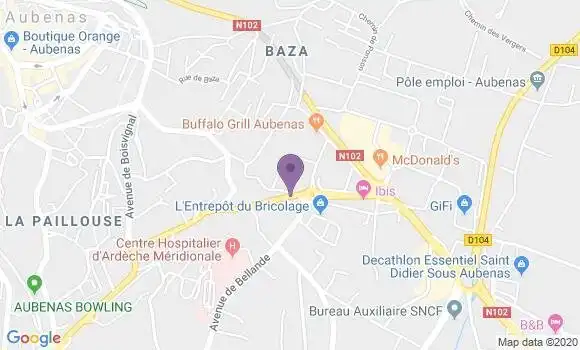 Localisation Crédit Agricole Agence d