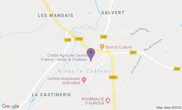 Localisation Crédit Agricole Agence d