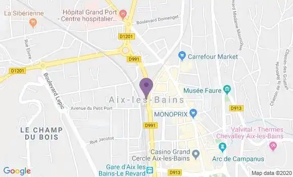 Localisation Crédit Agricole Agence d