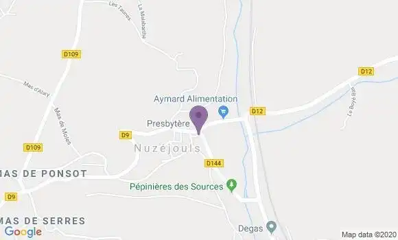 Localisation Crédit Agricole Agence de Mercuès