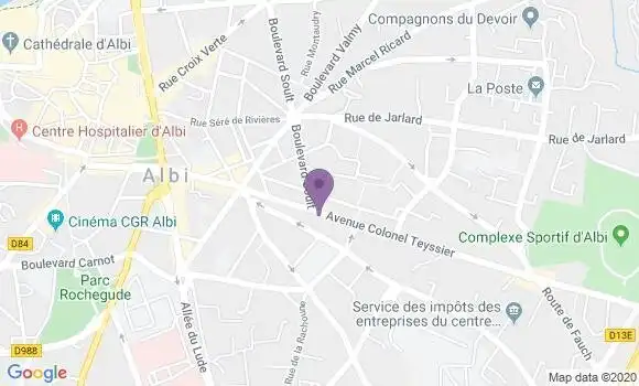 Localisation Crédit Agricole Agence d