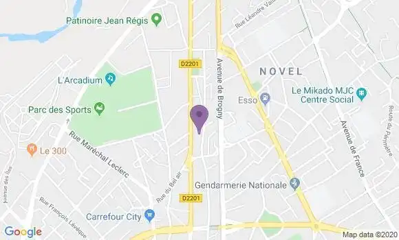 Localisation Crédit Agricole Agence d
