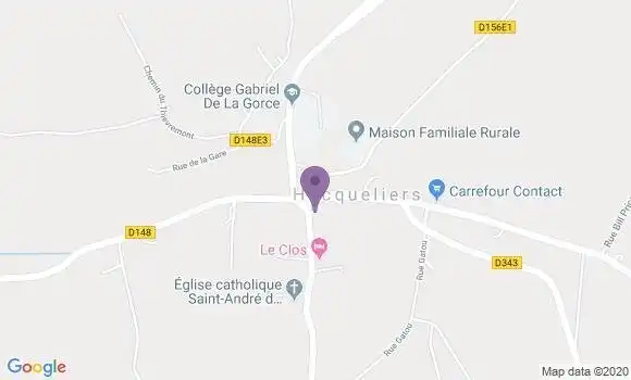 Localisation Crédit Agricole Agence d