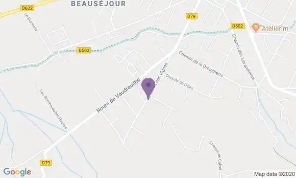 Localisation LCL Agence de Revel