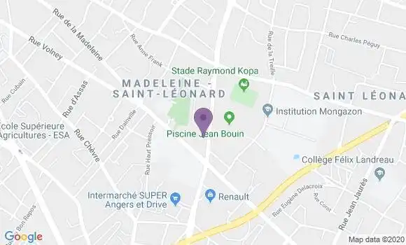 Localisation Crédit Agricole Agence d
