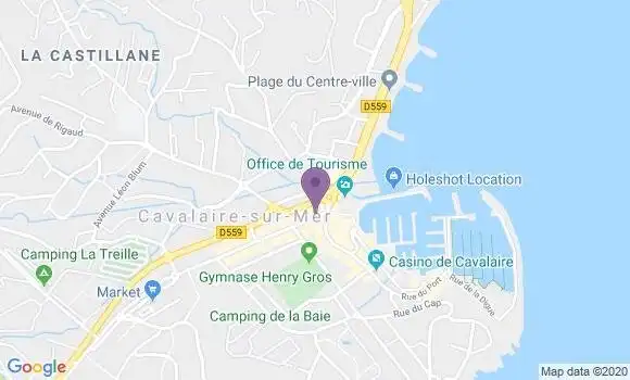 Localisation LCL Agence de Cavalaire sur Mer
