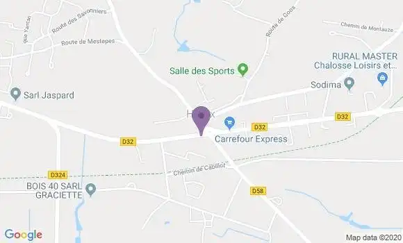 Localisation Crédit Agricole Agence d