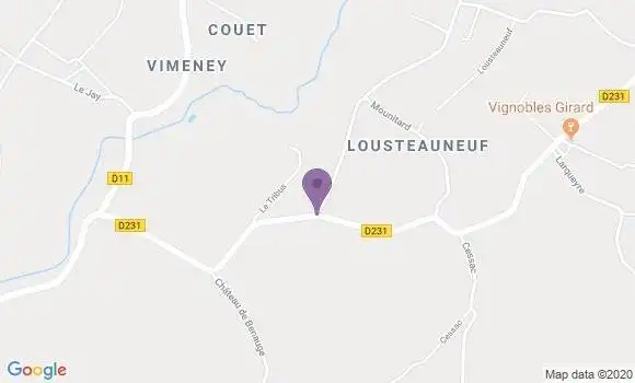 Localisation Crédit Agricole Agence de Chiche