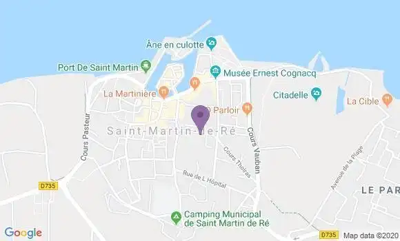 Localisation LCL Agence de Saint Martin de Ré