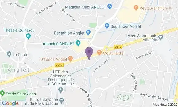 Localisation Crédit Agricole Agence d
