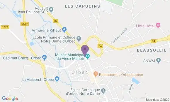 Localisation Crédit Agricole Agence d