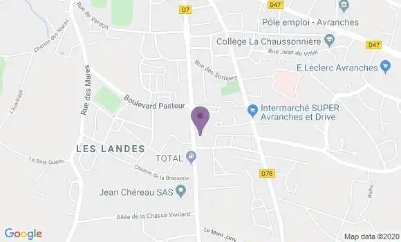 Localisation Crédit Agricole Agence de Saint Martin des Champs