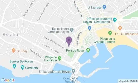 Localisation Crédit Agricole Agence de Royan Banque Privée