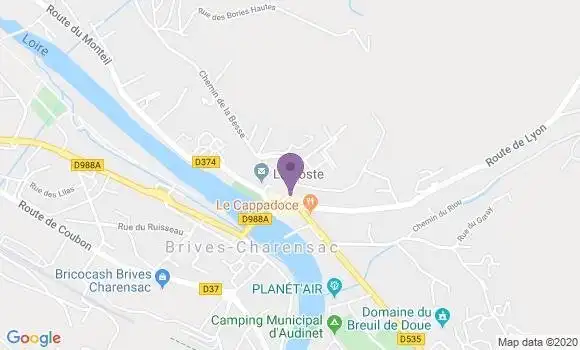 Localisation Crédit Agricole Agence de Plaisance du Gers
