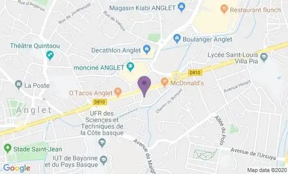 Localisation Crédit Agricole Agence d