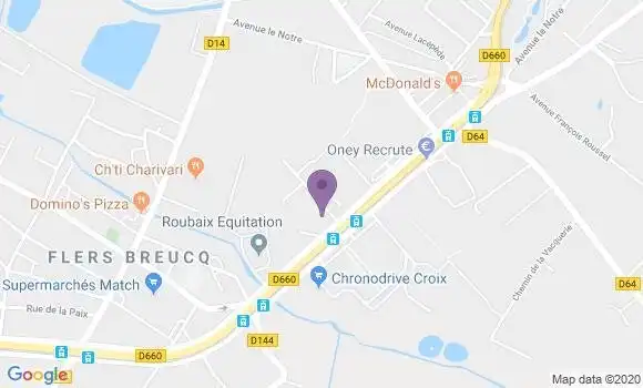 Localisation Crédit Agricole Agence d