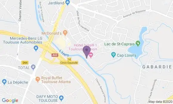 Localisation LCL Agence de L
