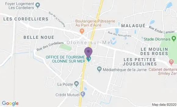 Localisation Crédit Agricole Agence d