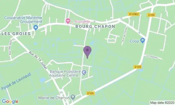 Localisation Crédit Agricole Agence de Charron