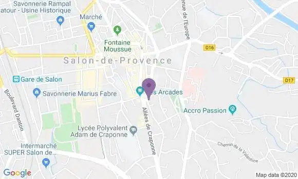 Localisation LCL Agence de Salon de Provence Gambetta