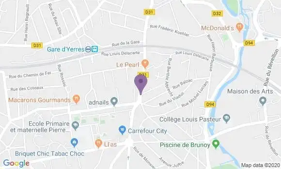 Localisation LCL Agence d