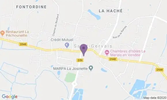 Localisation Crédit Agricole Agence de Lasalle