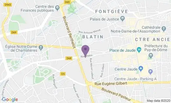 Localisation Crédit Agricole Agence de Crédit Agricole Banque Privée Blatin
