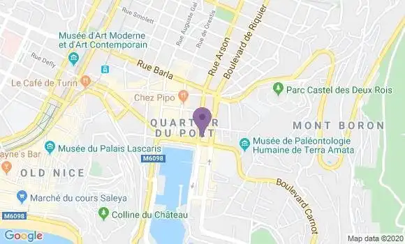 Localisation Crédit Agricole Agence de Nice Arson