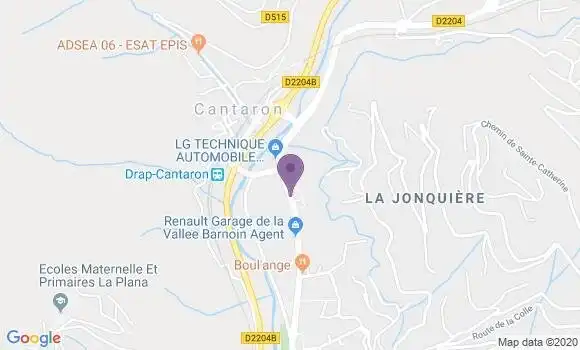 Localisation Crédit Agricole Agence de Drap