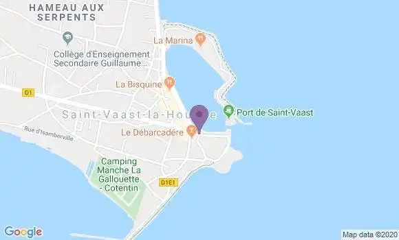 Localisation Crédit Agricole Agence de Quettehou