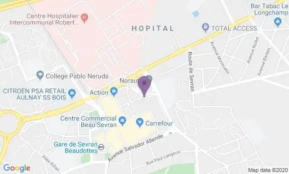 Localisation LCL Agence de Sevran Beausevran