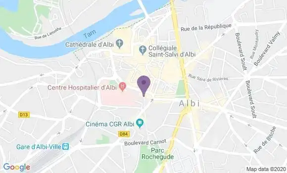 Localisation LCL Agence d