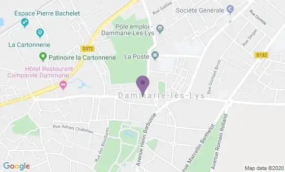 Localisation Crédit Agricole Agence de Dammarie les Lys