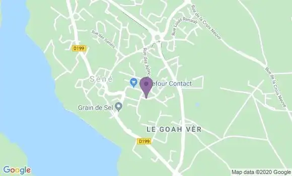 Localisation Crédit Agricole Agence de Séné