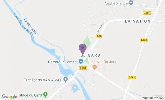 Localisation Crédit Agricole Agence d