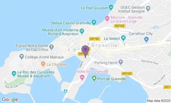Localisation Crédit Agricole Agence de Saint Pair sur Mer