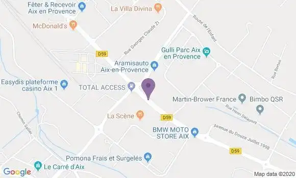 Localisation LCL Agence d