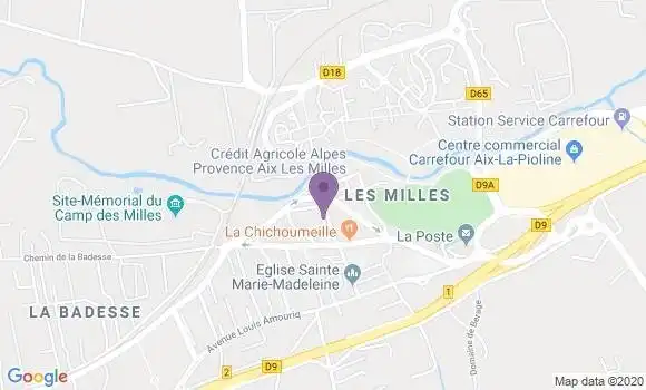 Localisation Crédit Agricole Agence d