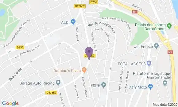 Localisation Crédit Agricole Agence d