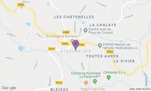 Localisation Crédit Agricole Agence d