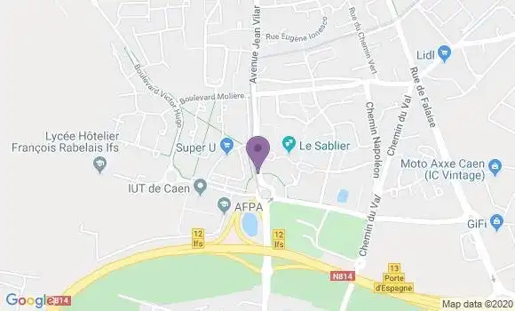 Localisation Crédit Agricole Agence d