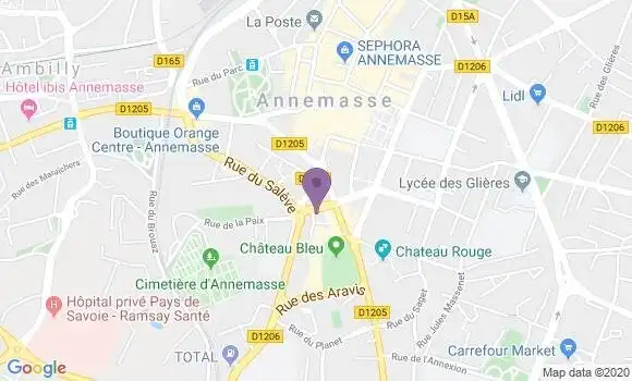 Localisation Crédit Agricole Agence d